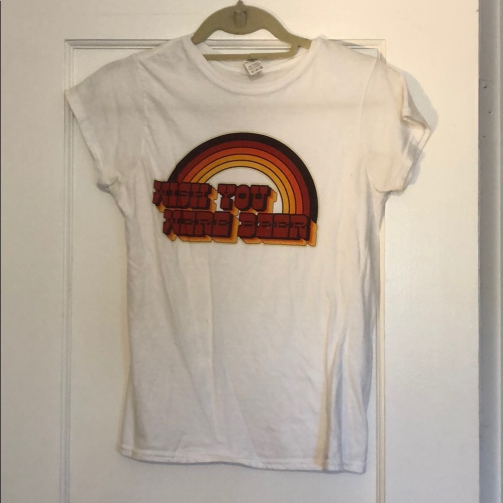 “wish you were beer” T-shirt